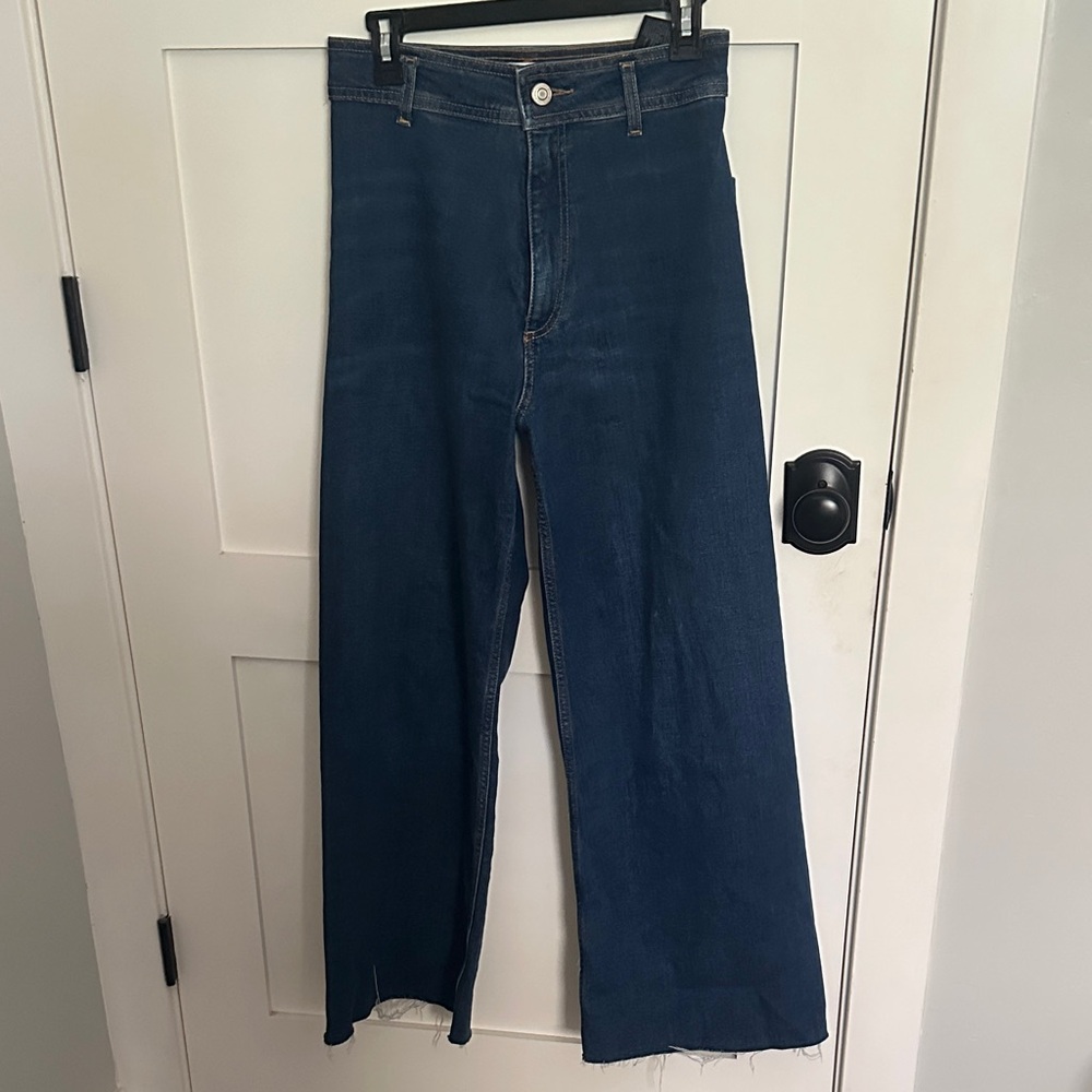 Zara Marine Wide Leg Pants